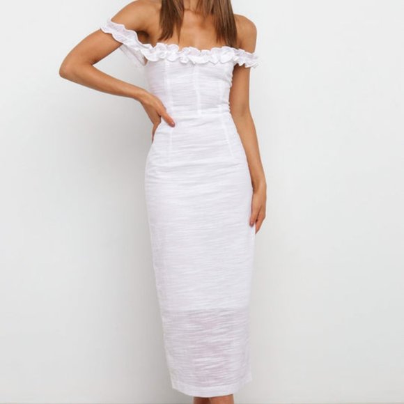 Petal & Pup Dresses & Skirts - NWOT PETAL & PUP FLOREZ DRESS IN WHITE